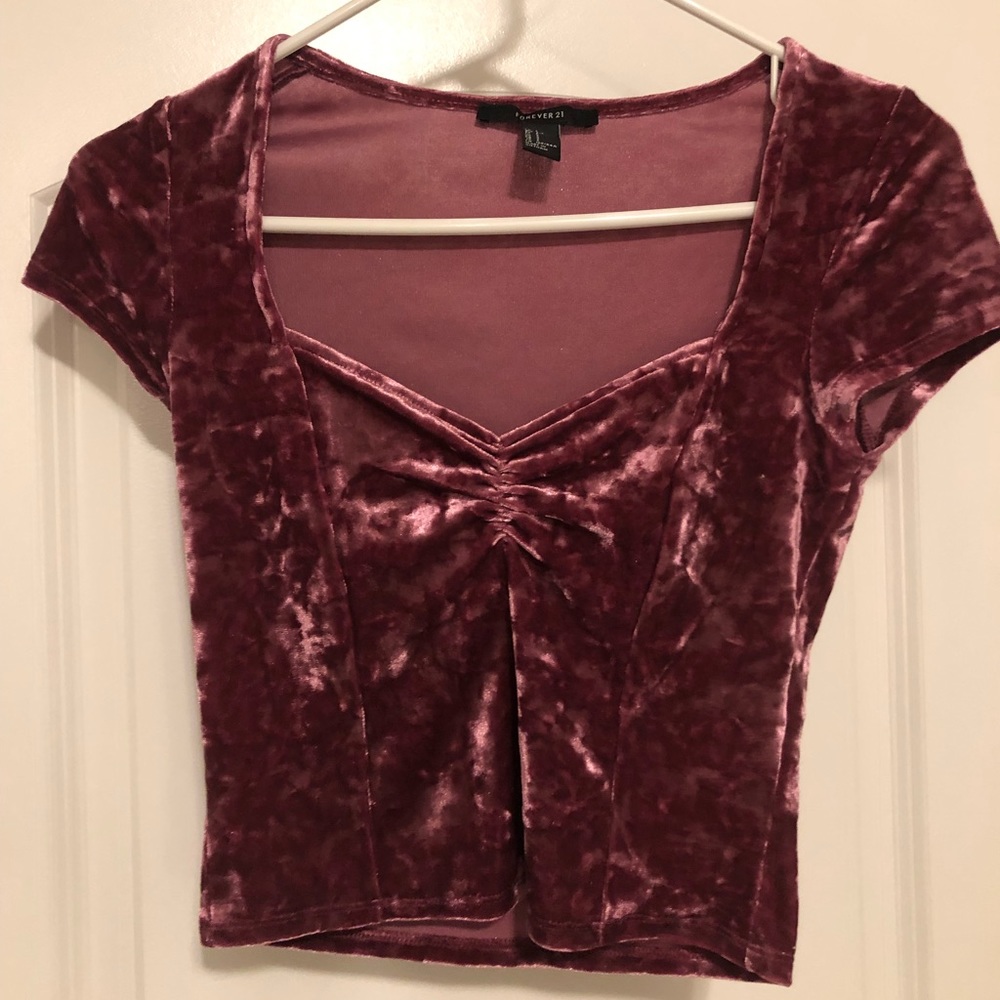 Pink crop top